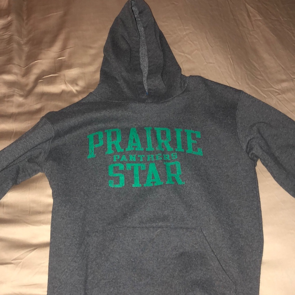 A Prairie Star Panthers sweatshirt
